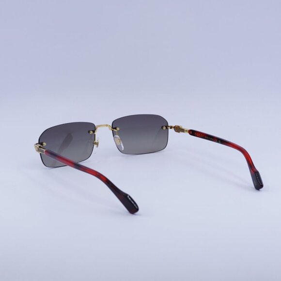 ?️ New Gucci GG1221S 006 Sunglasses - Gold/Havana Frame, Grey Lenses main image 5